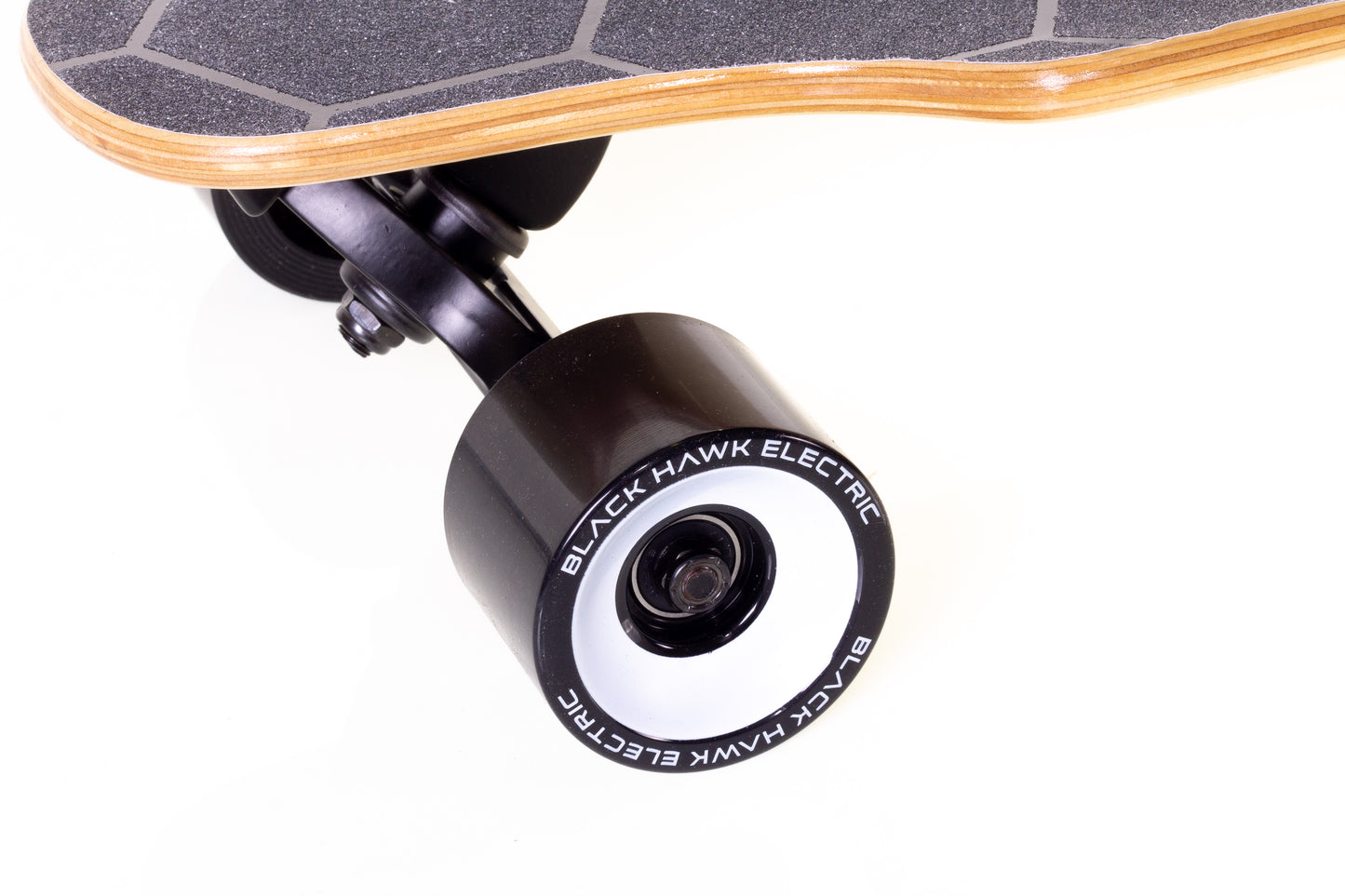 High quality, high performance electric skateboard with hub drive brushless motors and lithium ion battery technology.